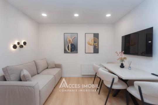 Bloc nou! Durlești, str. Tudor Vladimirescu, 2 camere + living. Euroreparație!: 7