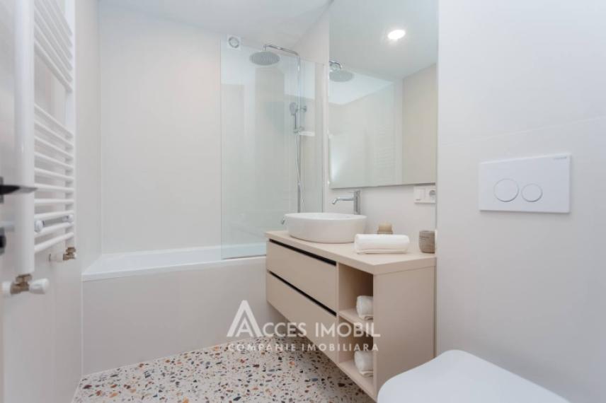 Bloc nou! Durlești, str. Tudor Vladimirescu, 2 camere + living. Euroreparație!: 11