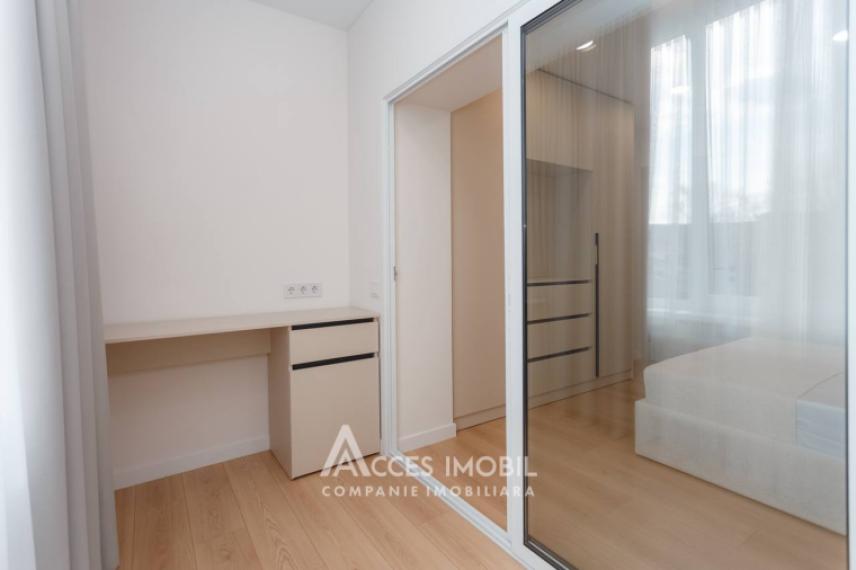 Bloc nou! Durlești, str. Tudor Vladimirescu, 2 camere + living. Euroreparație!: 3