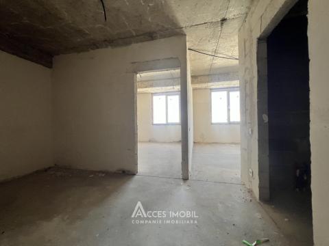 Nicons! Bloc Nou! Durlești, str. Cartușa, 1 cameră + living. Variantă albă!: 3