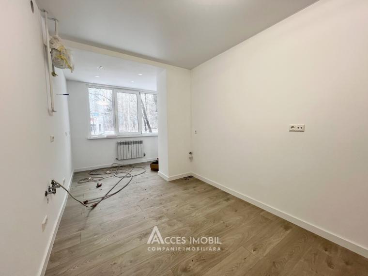 Telecentru, șos. Hâncești, 2 camere + living! Euroreparație!: 3