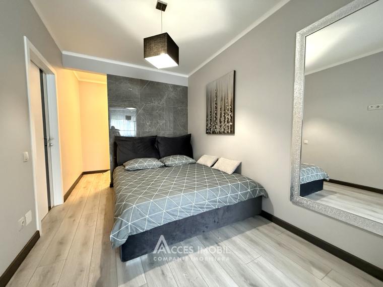 Chirie! Bloc Nou! Centru, str. Melestiu, 2 camere + living. Euroreparație!: 4