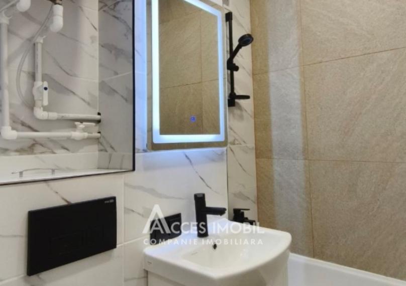 Botanica, str. N. Titulescu, 1 cameră + living. Euroreparație! De mijloc!: 9