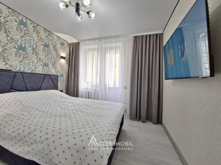 Botanica, Sarmizegetusa street, 2 rooms + living! Euro repair! Middle position!: 3
