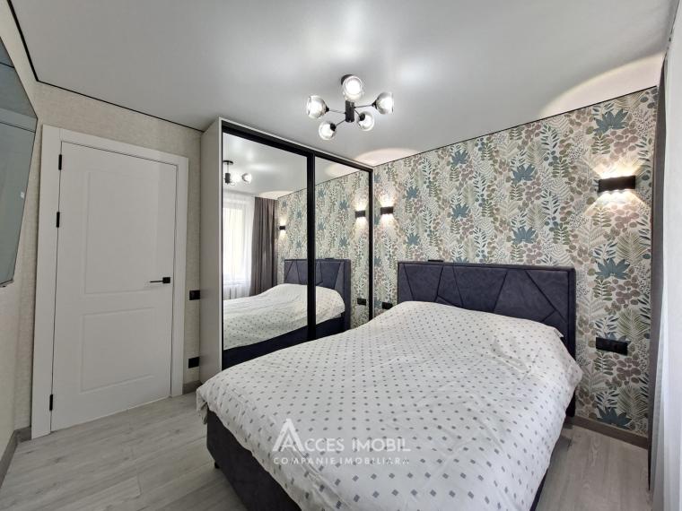 Botanica, Sarmizegetusa street, 2 rooms + living! Euro repair! Middle position!: 4