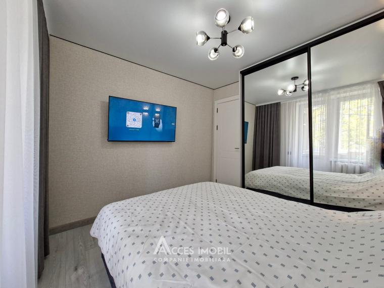 Botanica, Sarmizegetusa street, 2 rooms + living! Euro repair! Middle position!: 5