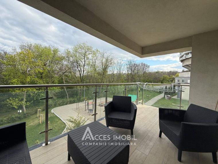 Chirie! Bloc Nou! Centru, str. C. Vârnav, 2 camere + living. Euroreparație!: 17