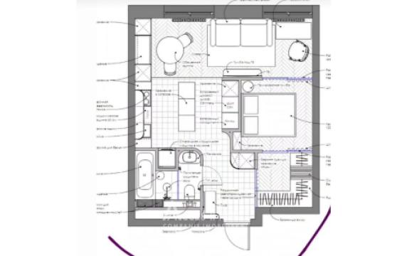 SkyHouse! str. A. Doga, Râșcani, 1 cameră. Variantă Albă!: 8