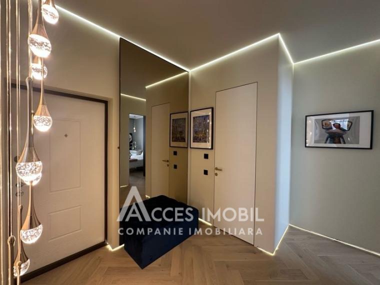 Inamstro! Bloc Nou! Buiucani, str. Liviu Deleanu, 2 camere + living. Reparație Premium! Penthouse!: 8