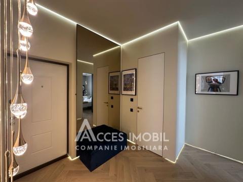 Inamstro! Bloc Nou! Buiucani, str. Liviu Deleanu, 2 camere + living. Reparație Premium! Penthouse!: 8