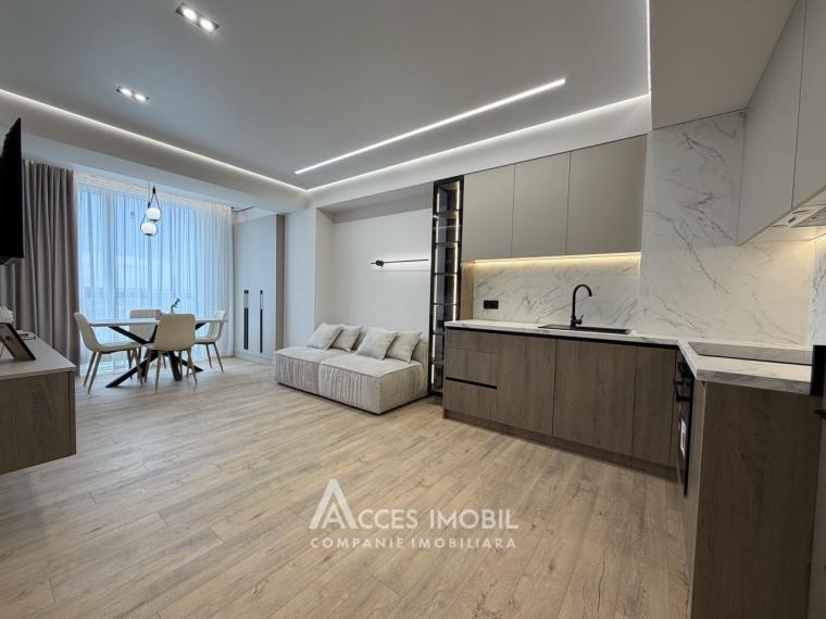 Estate Invest! Bloc Nou! Durlești, str. Ialoveni, 1 cameră + living. Euroreparație! De mijloc!: 0