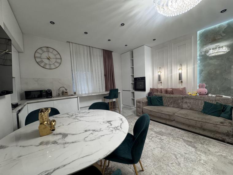 Аренда! Новострой! Буюканы, ул. Ливиу Деляну, 2 комнаты + гостиная. Евроремонт!: 8