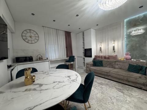 Аренда! Новострой! Буюканы, ул. Ливиу Деляну, 2 комнаты + гостиная. Евроремонт!: 8