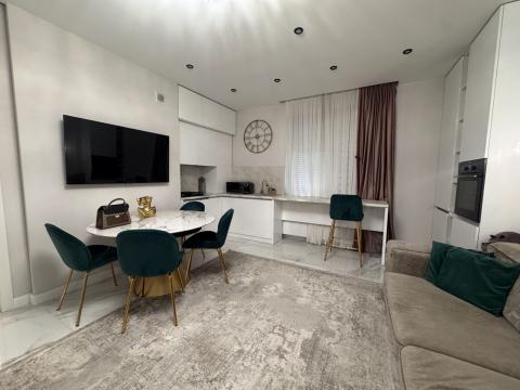 Аренда! Новострой! Буюканы, ул. Ливиу Деляну, 2 комнаты + гостиная. Евроремонт!: 9