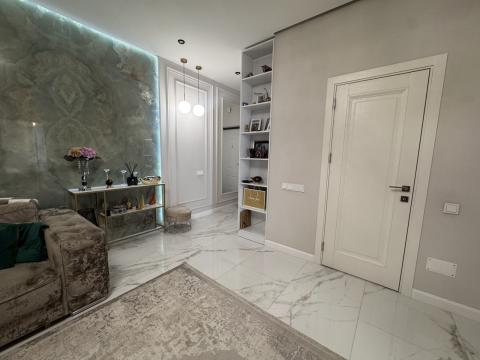 Аренда! Новострой! Буюканы, ул. Ливиу Деляну, 2 комнаты + гостиная. Евроремонт!: 11