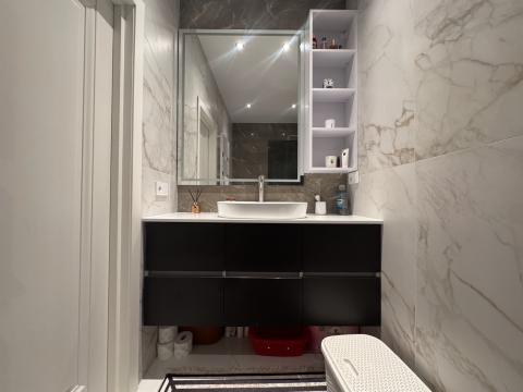 Аренда! Новострой! Буюканы, ул. Ливиу Деляну, 2 комнаты + гостиная. Евроремонт!: 14