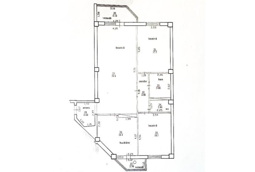 New City! Râșcani, str. Bogdan Voievod, 2 camere + living. Euroreparație!: 13
