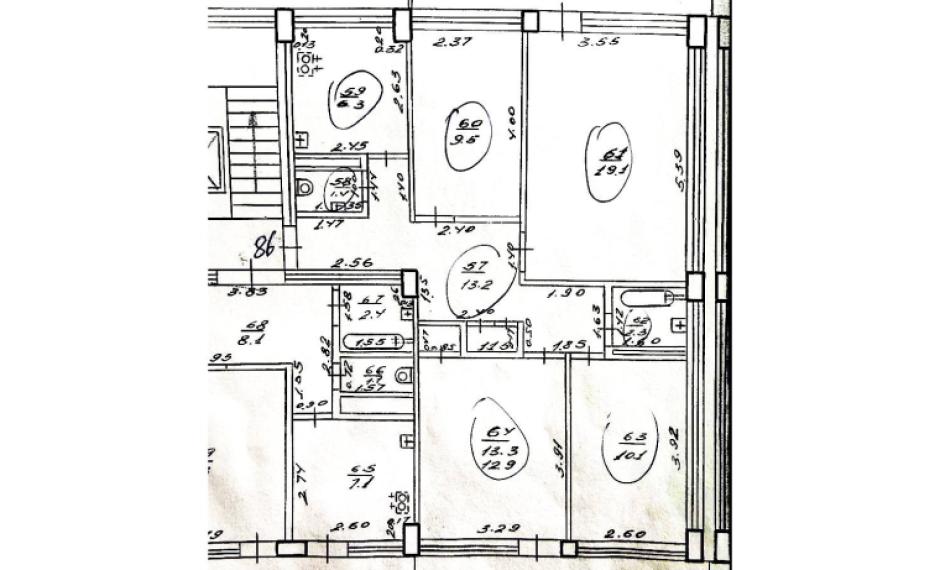 УльтраЦентр, ул. Митрополит Банулеску Бодони, 3 комнаты + гостиная. Панорамный вид!: 15