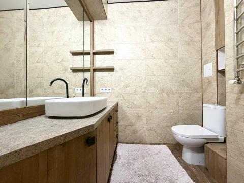 For Rent! New Block! Albisoara street, Center, 2 rooms + living! Euro Repair!: 12