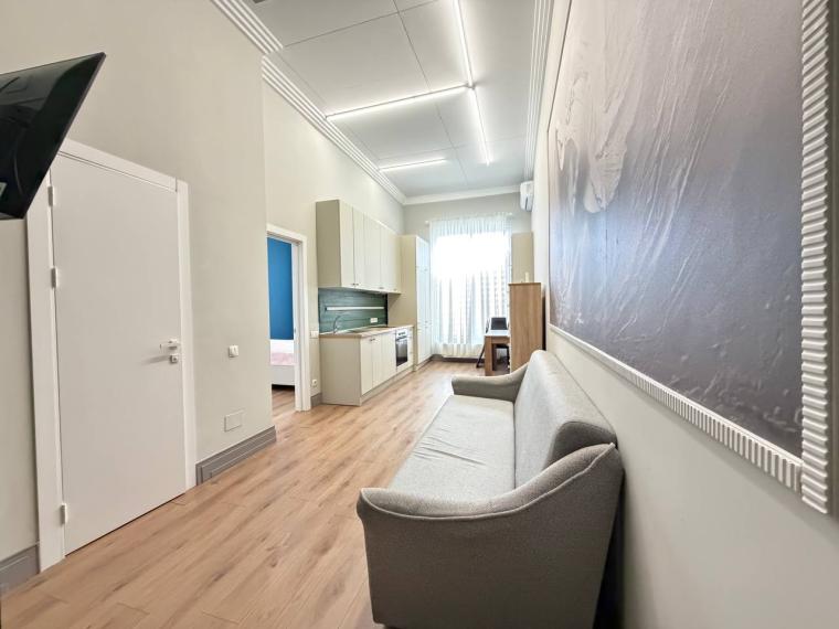 Chirie! Bloc Nou! Centru, str. Cojocarilor, 1 cameră + living! Euroreparație!: 4