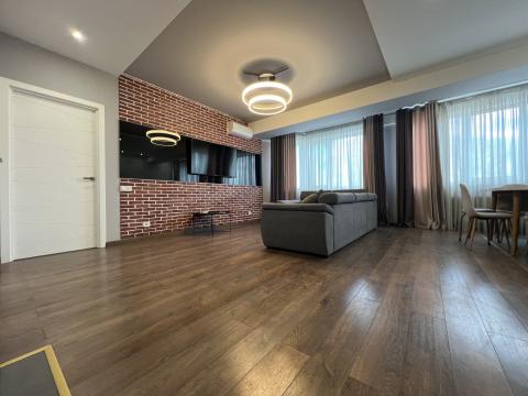 Astercon! Буюкань, ул. Ион Крянгэ, 1 комнатa + гостиная. Евроремонт! Парк Дендрарий!: 3