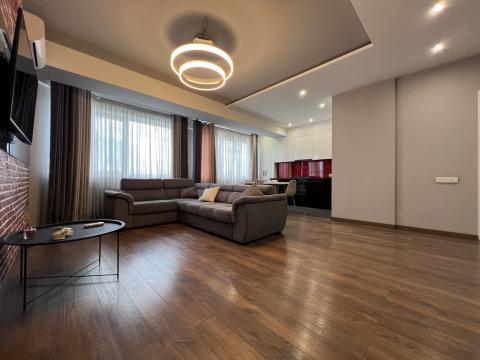 Astercon! Буюкань, ул. Ион Крянгэ, 1 комнатa + гостиная. Евроремонт! Парк Дендрарий!: 1