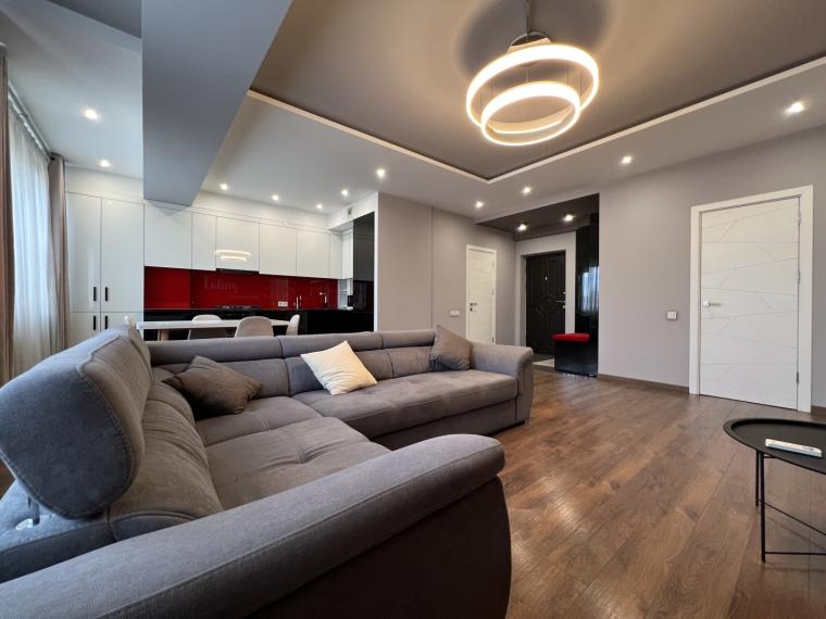 Astercon! Буюкань, ул. Ион Крянгэ, 1 комнатa + гостиная. Евроремонт! Парк Дендрарий!: 2