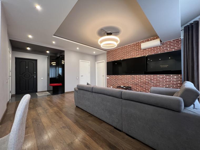 Astercon! Буюкань, ул. Ион Крянгэ, 1 комнатa + гостиная. Евроремонт! Парк Дендрарий!: 4