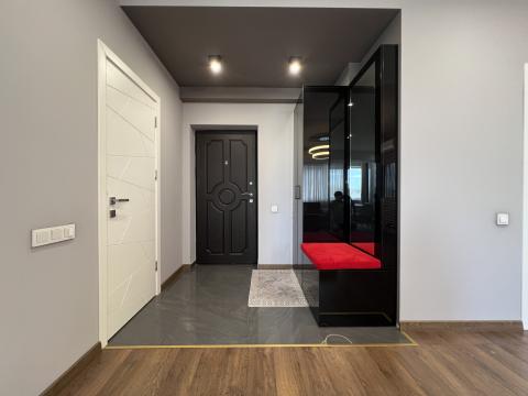 Astercon! Буюкань, ул. Ион Крянгэ, 1 комнатa + гостиная. Евроремонт! Парк Дендрарий!: 10