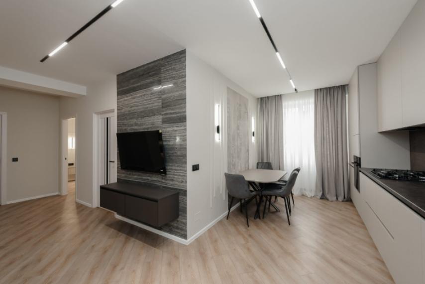 New Block! Cartusa street, Durlesti, 2 rooms + living. Euro Repair!: 3