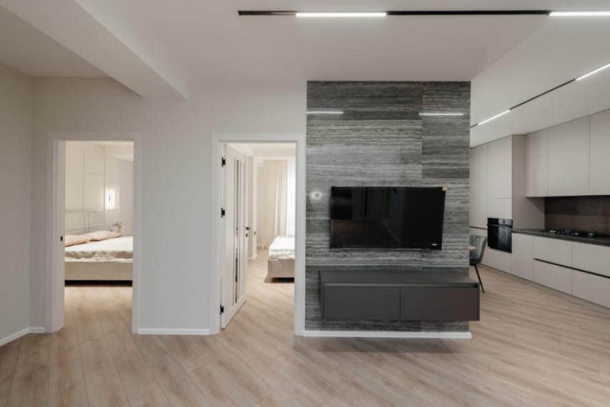 New Block! Cartusa street, Durlesti, 2 rooms + living. Euro Repair!: 7