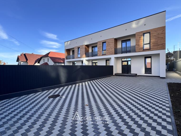 TownHouse în 2 niveluri! Durlești, str. Codrilor, 140m2 + 3 ari. Variantă albă!: 0