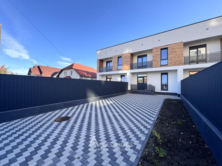 TownHouse în 2 niveluri! Durlești, str. Codrilor, 140m2 + 3 ari. Variantă albă!: 0