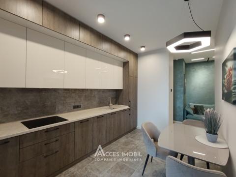 Chirie! Bloc Nou! Centru, bd. Ștefan cel Mare, 1 cameră + living. Euroreparație!: 1