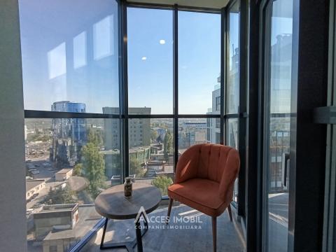 Chirie! Bloc Nou! Centru, bd. Ștefan cel Mare, 1 cameră + living. Euroreparație!: 2