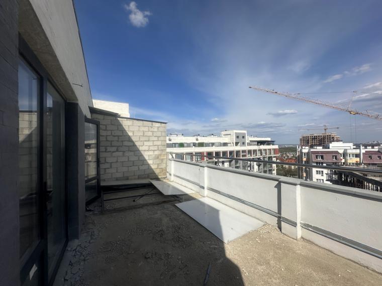 Penthouse on 2 levels! Boiar House! Durlești, str. Nicolae Dimo, 3 rooms. White version!: 2