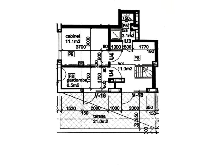 Penthouse on 2 levels! Boiar House! Durlești, str. Nicolae Dimo, 3 rooms. White version!: 13