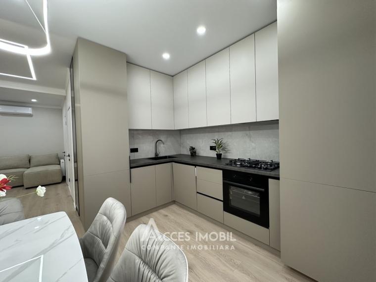 Bloc Nou! str. Cartușa, Durlești, 2 camere + living. Euroreparație!: 1