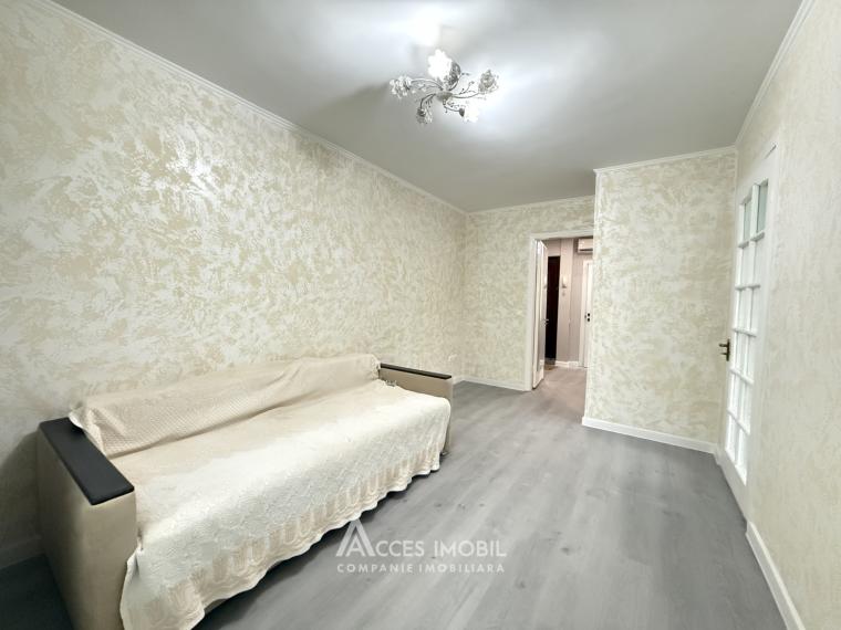 Chirie! Buiucani, str. Ion Neculce, 2 camere + living! Euroreparație!: 4