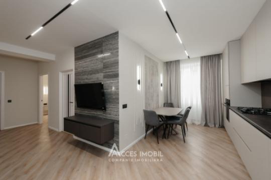 New Block! Cartusa street, Durlesti, 2 rooms + living. Euro Repair!: 3