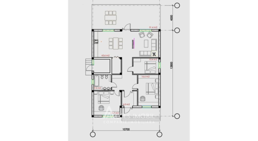 Casă în 2 niveluri! Bubuieci, str-la. Ștefan cel Mare, 276m2 + 6 ari.: 4