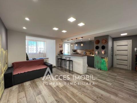 Ciocana, Igor Vieru street, 3 rooms + living! Euro Repair!: 3