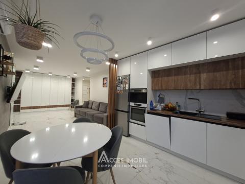 SkyHouse! Andrei Doga street, Rascani, 2 rooms + living. Euro Repair!: 4