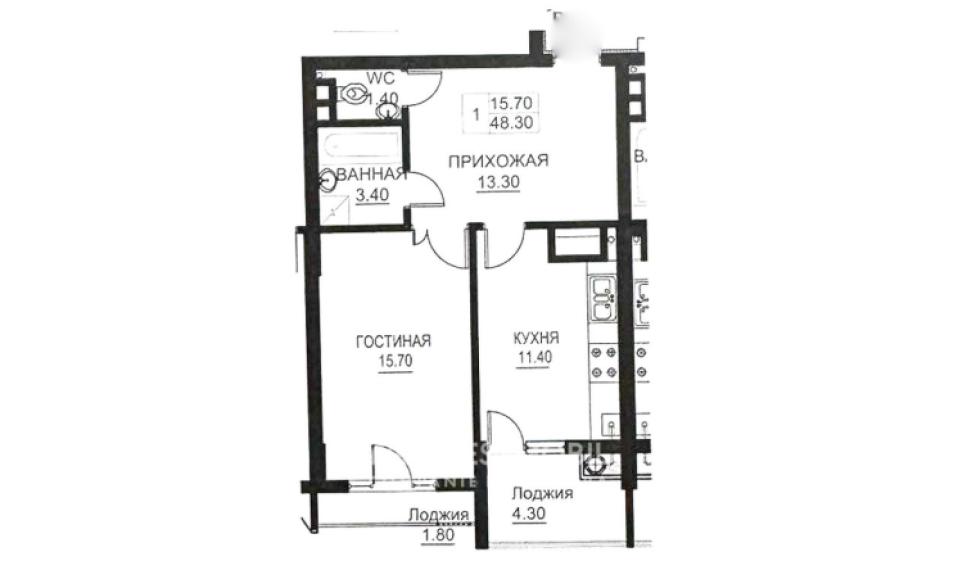 Exfactor! Botanica/Aeroport, bd. Dacia, 1 cameră + living! Variantă albă!: 15