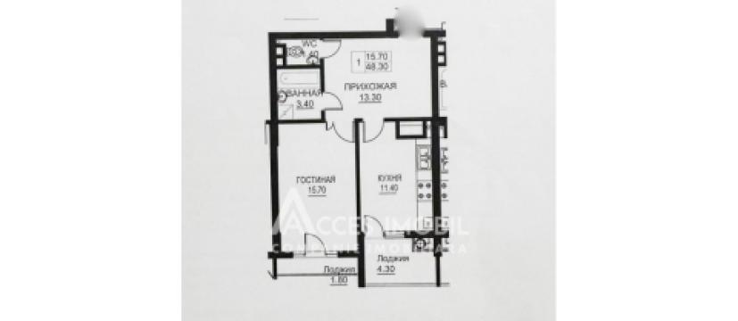 Exfactor! Botanica/Aeroport, bd. Dacia, 1 cameră + living! Variantă albă!: 8