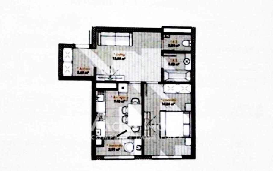 SMART HOME! Lagmar! Rascani, Calea Moșilor street, 1 room + living. White version!: 1