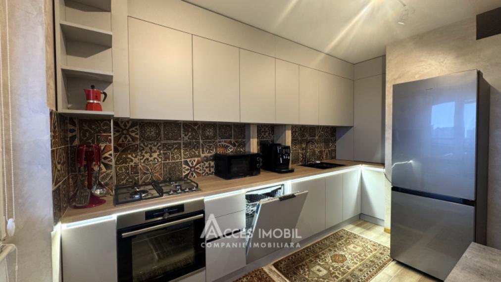 Chirie! Bloc nou! Botanica, str. Constantin Vârnav, 3 camere. Reparație premium!: 7