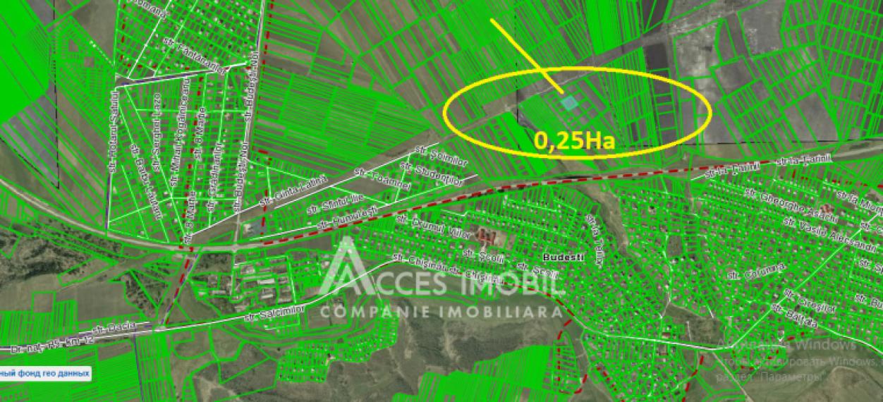 Интравилан сельскохозяйственный участок, M14, 26 соток. Будешты!: 3