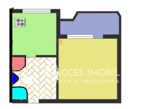 Botanica, bd. Dacia, 1 cameră! De mijloc!: 1