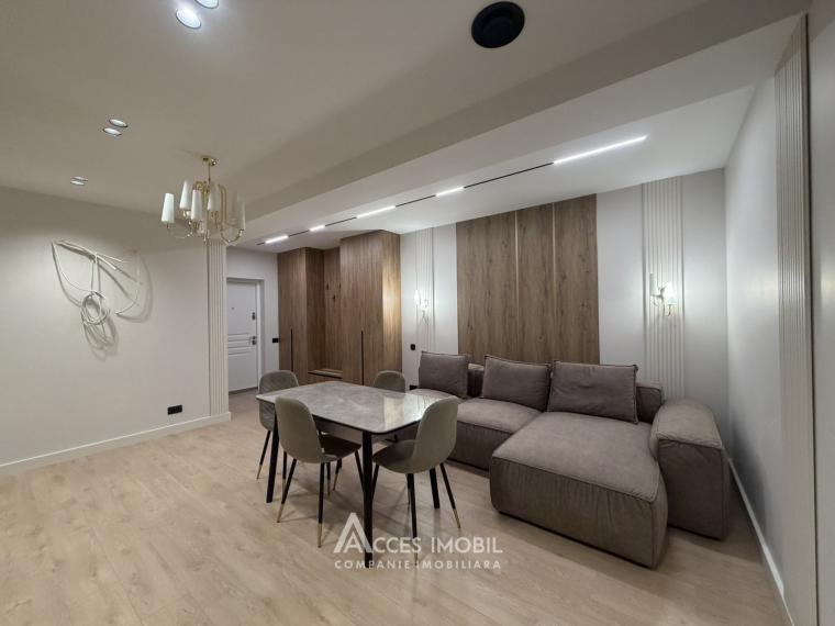 Chirie! Bloc Nou! str. Teatrului , Centru, 2 camere + living. Reparație premiu!: 2